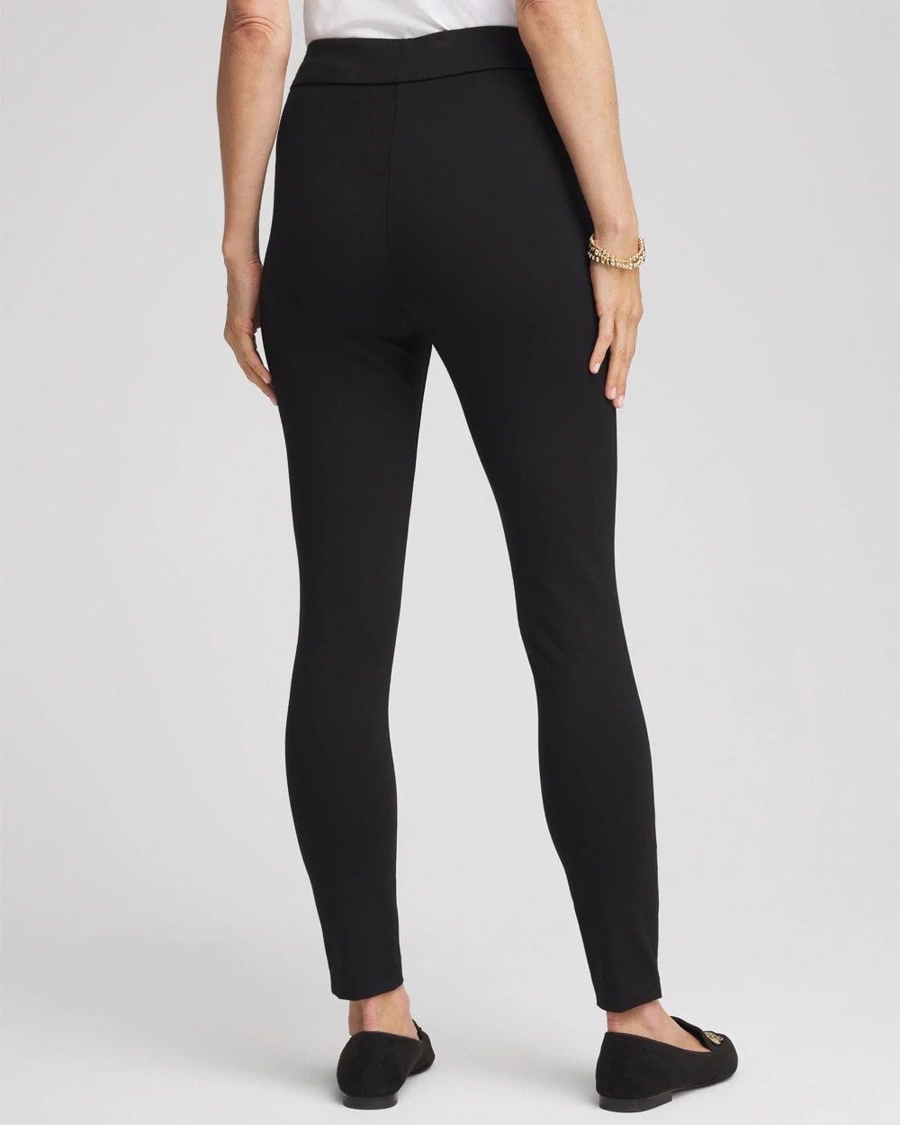 Chico's Women | Juliet Slim Zip-Ankle Leggings BLACK