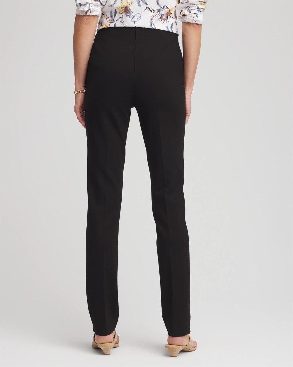 Chico's Women | Juliet Slim Trim Detail Pants BLACK