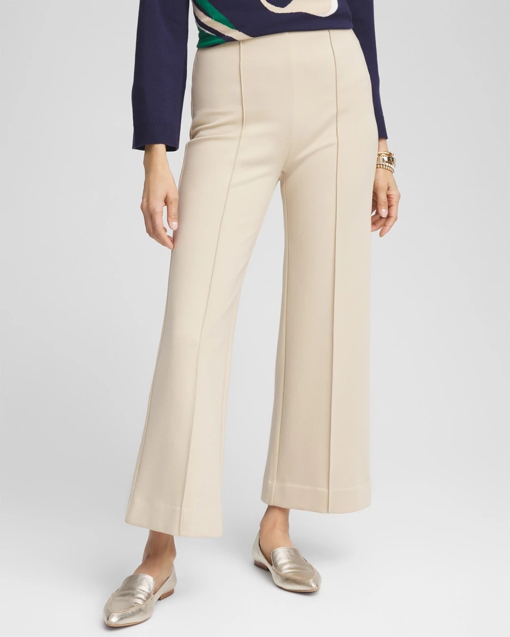 Chico's Women | Lightweight Juliet Kick Flare Pants WILD TRUFFLE