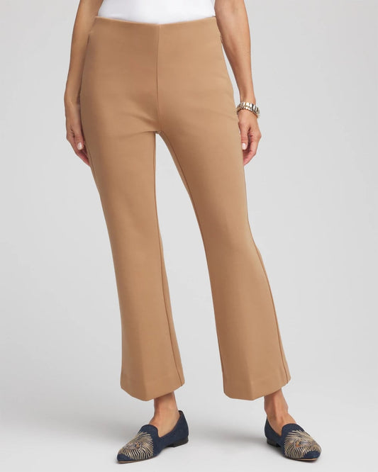 Chico's Women | Juliet Slim Cropped Flared Pants CARAMEL APPLE