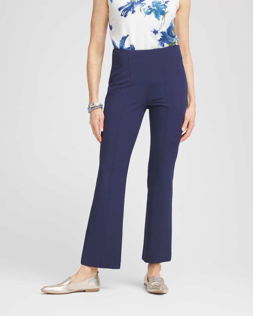 Chico's Women | Lightweight Juliet Kick Flare Pants PASSPORT BLUE