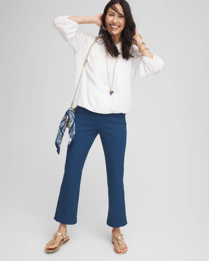Chico's Women | Lightweight Juliet Kick Flare Pants SEAPORT