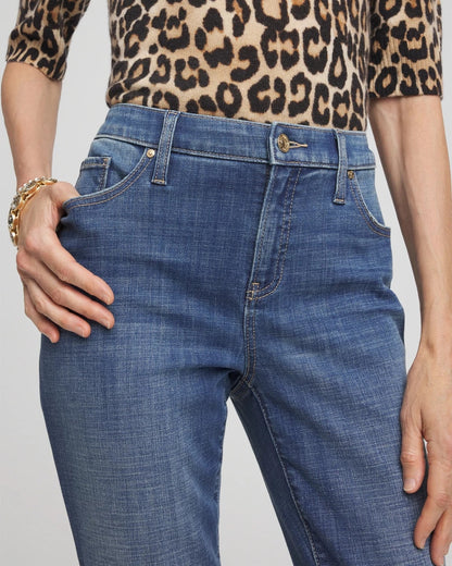 Chico's Women | Girlfriend Slim Cropped Jeans MARIA INDIGO
