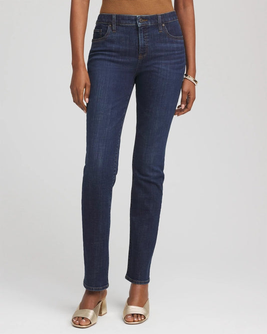 Chico's Women | Girlfriend Slim Full-Length Jeans DARK SAPPHIRE INDIGO