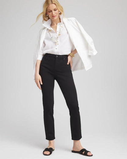 Chico's Women | Girlfriend Slim Ankle Jeans BLACK