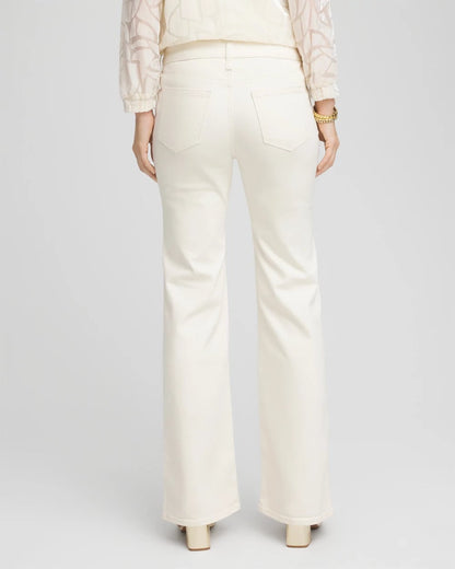 Chico's Women | Girlfriend Flared Jeans ENGLISH CREAM