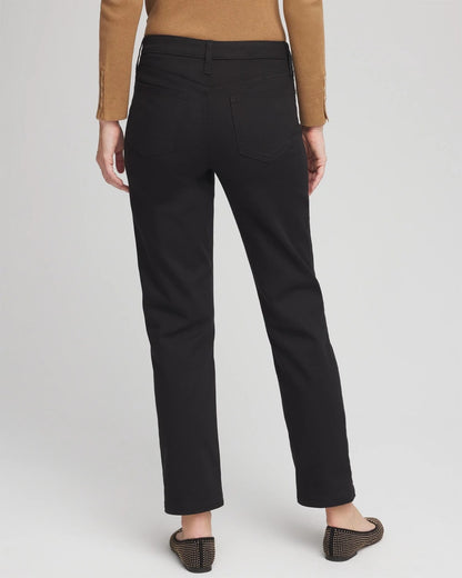 Chico's Women | Girlfriend Straight Ankle Jeans BLACK