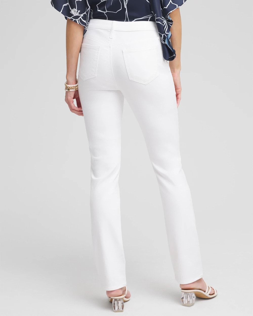 Chico's Women | No Stain Girlfriend Jeans ALABASTER