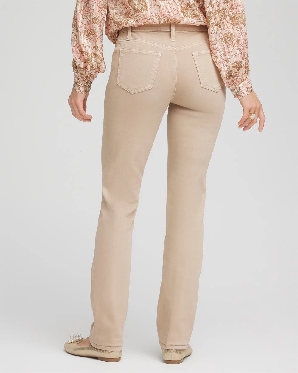 Chico's Women | Girlfriend Slim Full-Length Jeans CHAMPAGNE FIZZ