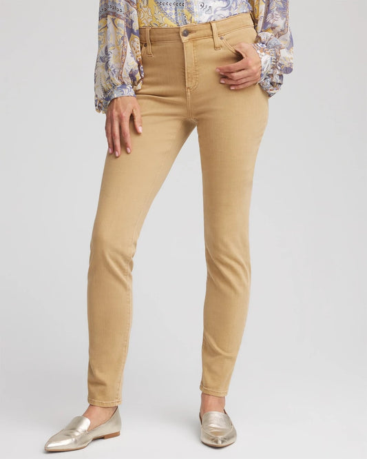 Chico's Women | Girlfriend Slim Ankle Jeans CAFE AROMA