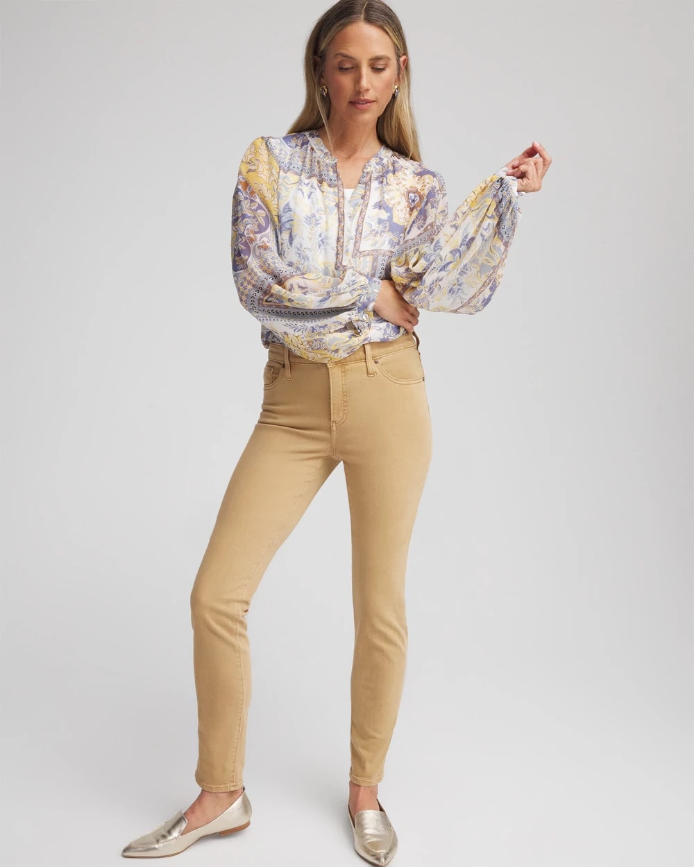 Chico's Women | Girlfriend Slim Ankle Jeans CAFE AROMA