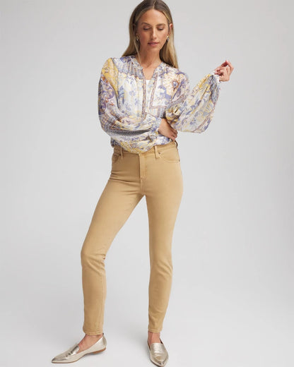 Chico's Women | Girlfriend Slim Ankle Jeans CAFE AROMA