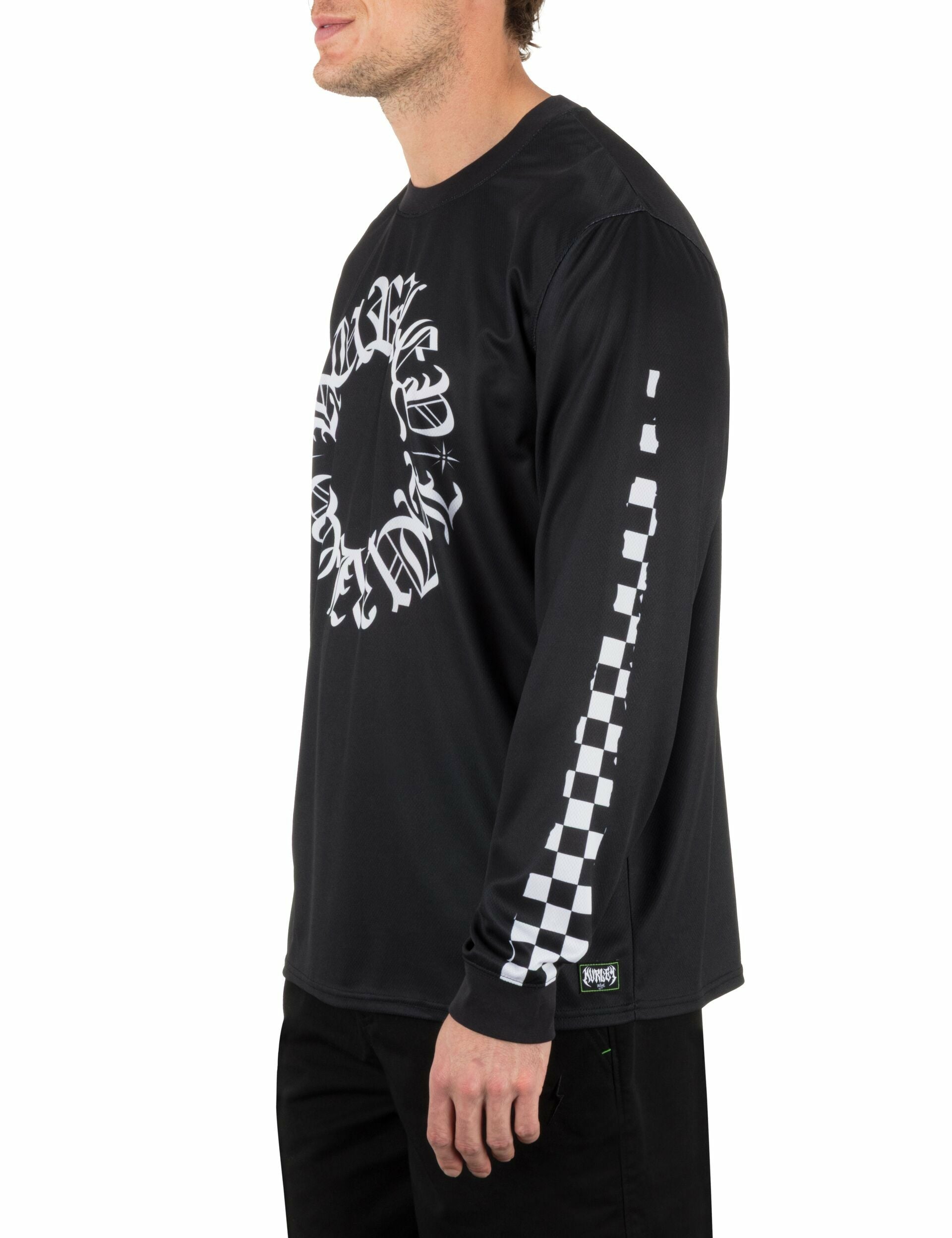 Hurley x Travis Barker Check Out Long Sleeve Jersey