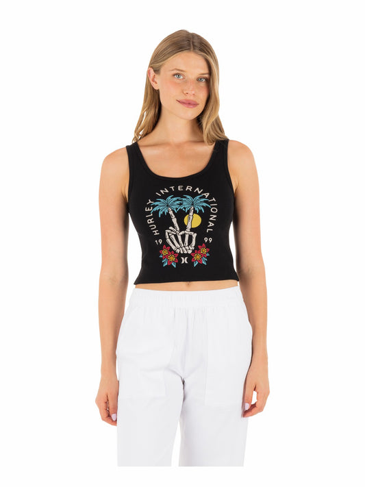 Peacebone Scoop Crop Tank