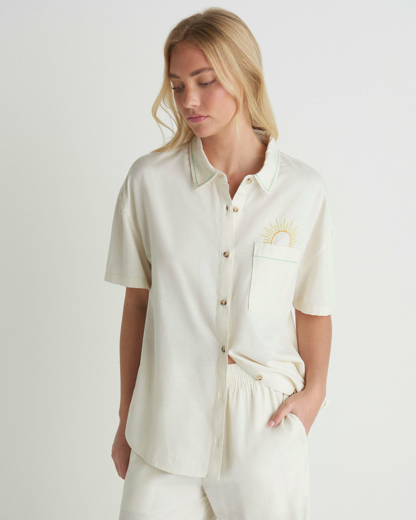 Goldie Boyfriend Short Sleeve