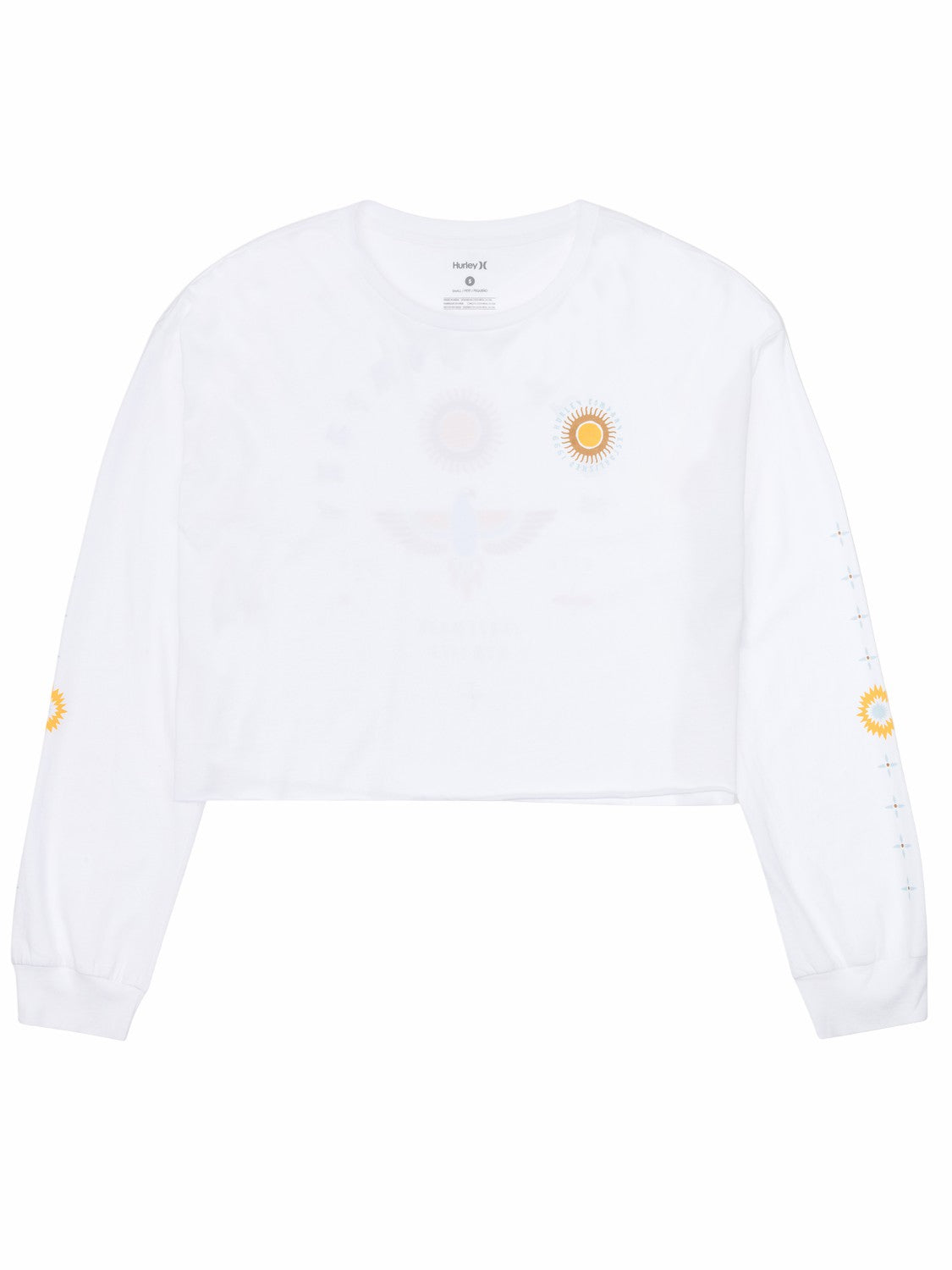 Eagles High Long Sleeve Crop Tee