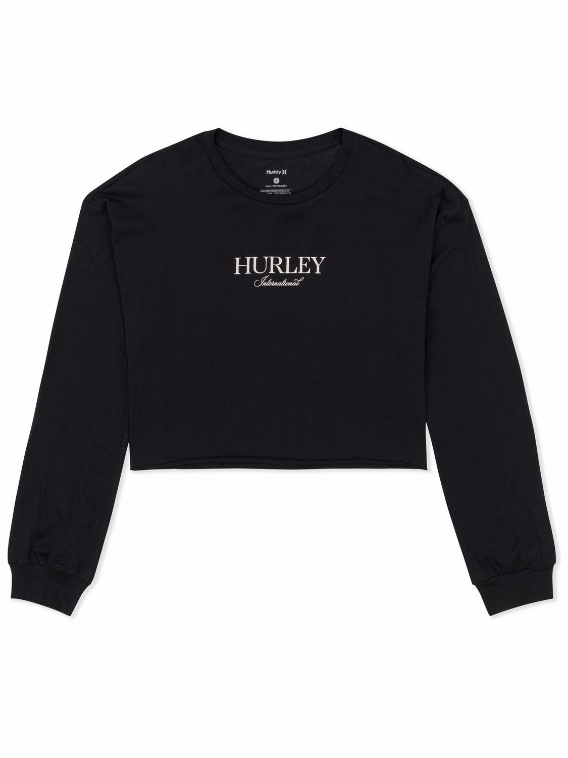 Floreal Long Sleeve Crop T-Shirt