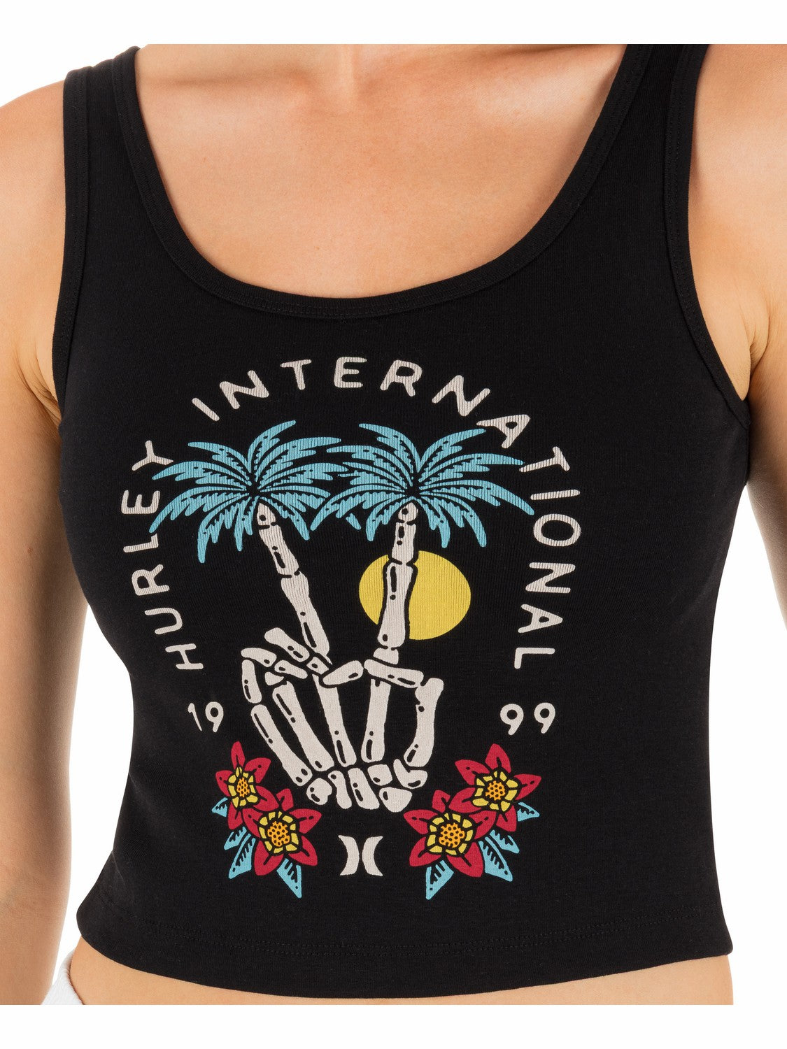 Peacebone Scoop Crop Tank