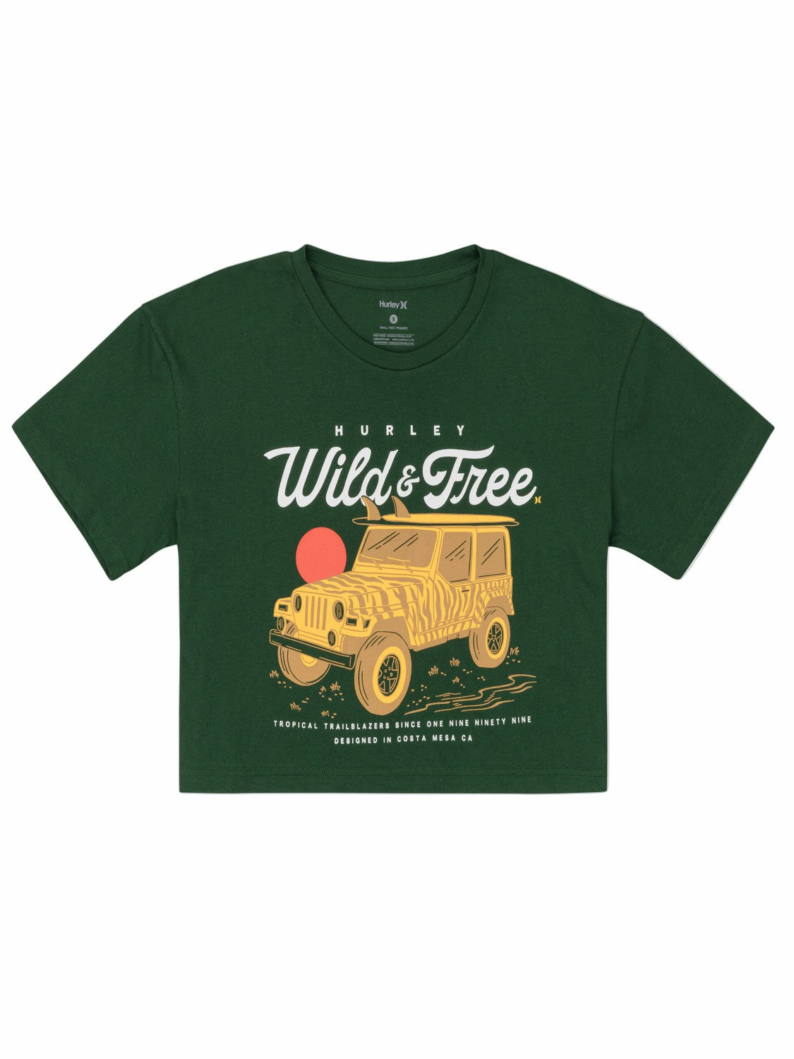 Wild And Free Boxy Crop Tee