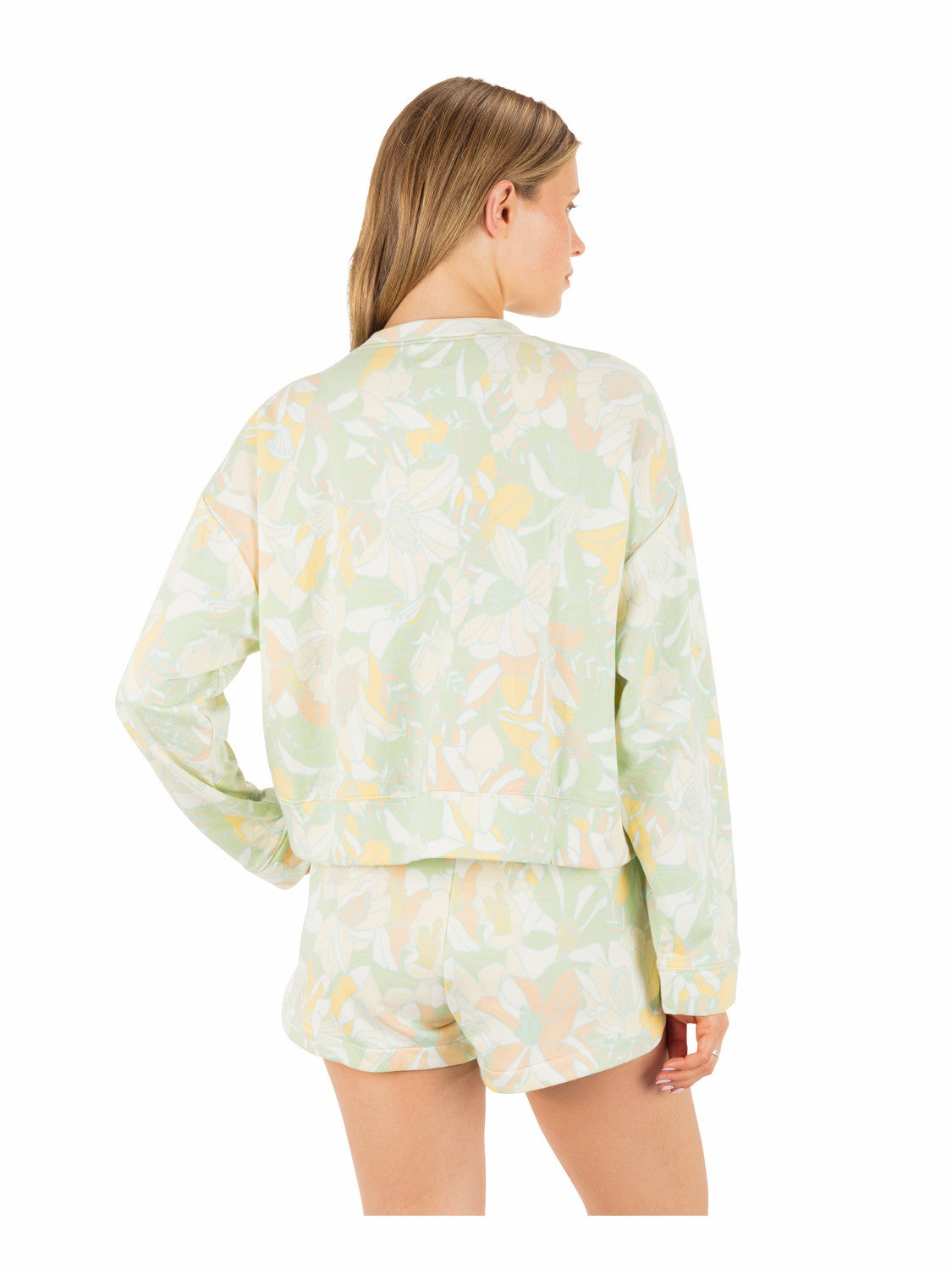 Safari Floral Boxy Crew