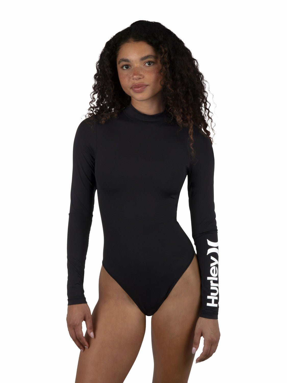One & Only Mock Neck Zip Back Moderate Surf Suit