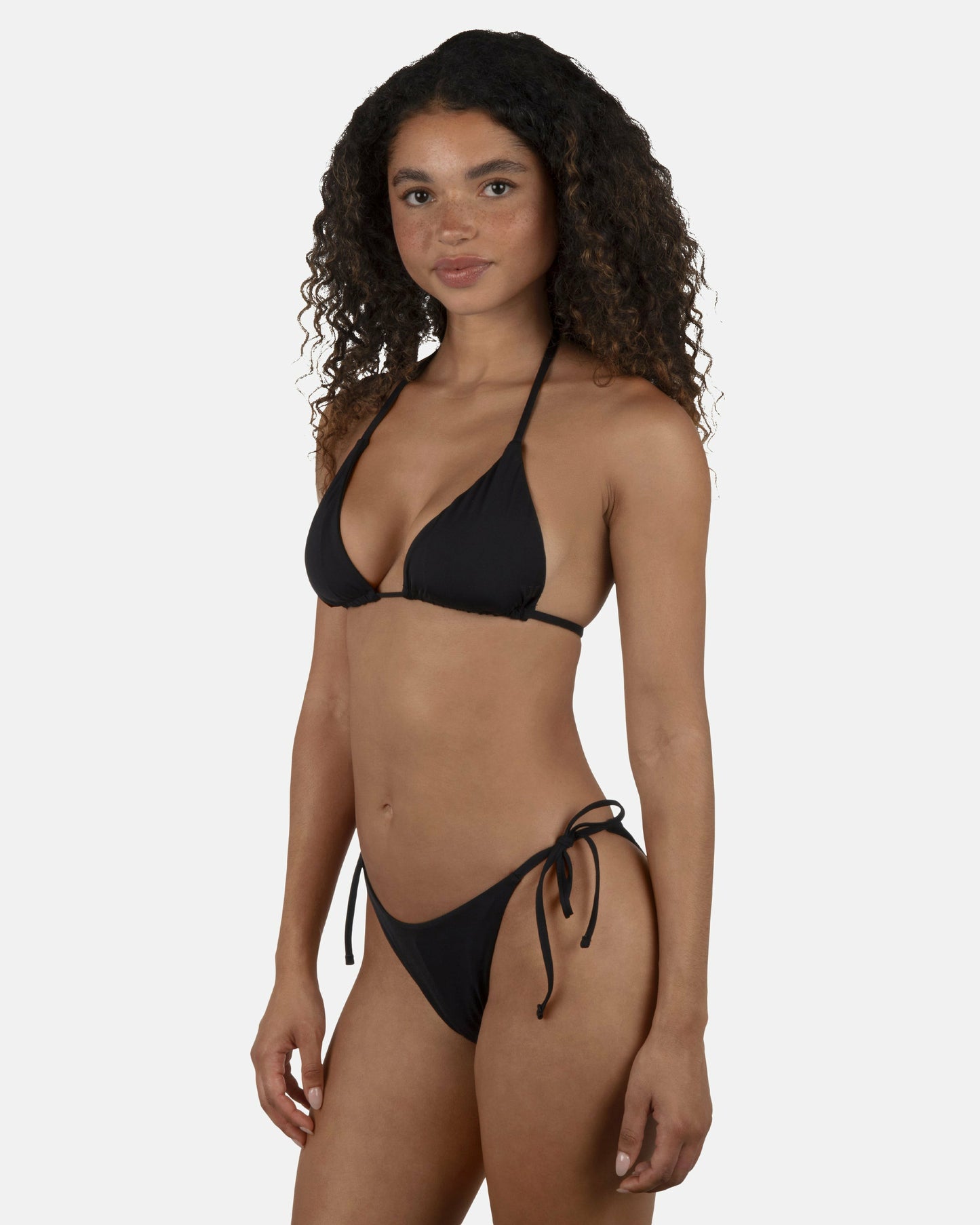 Solid Cheeky Tie Side Bottom