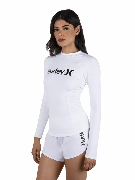One & Only Solid Mock Neck Long Sleeve Rashguard