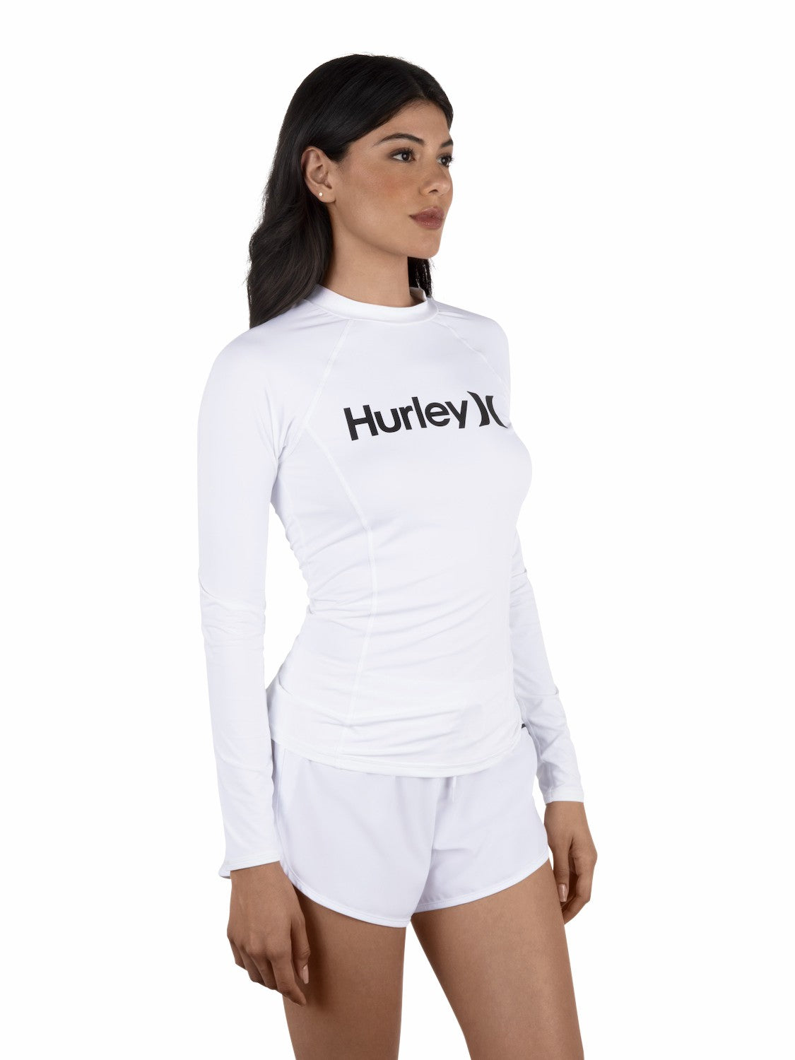 One & Only Solid Mock Neck Long Sleeve Rashguard