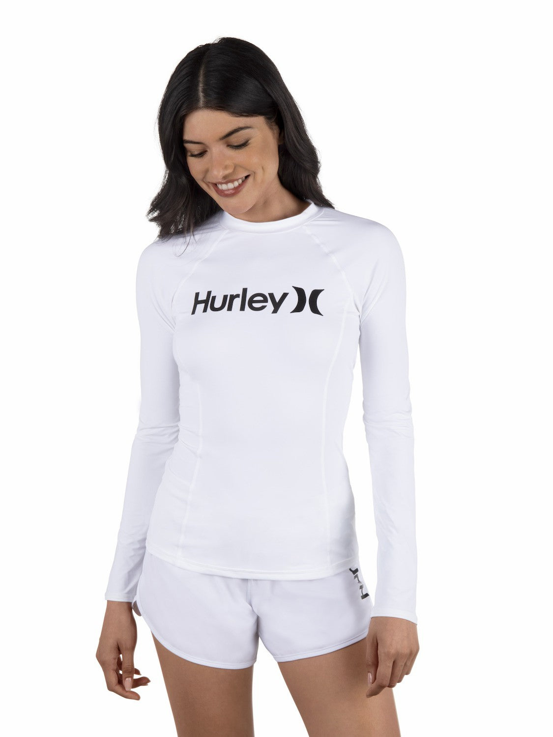 One & Only Solid Mock Neck Long Sleeve Rashguard