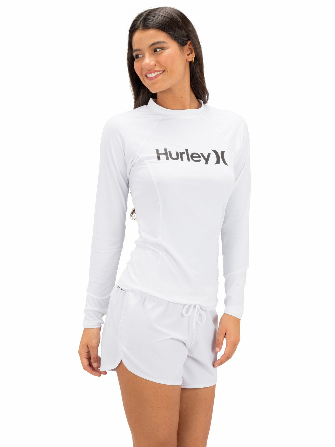 One & Only Solid Mock Neck Long Sleeve Rashguard
