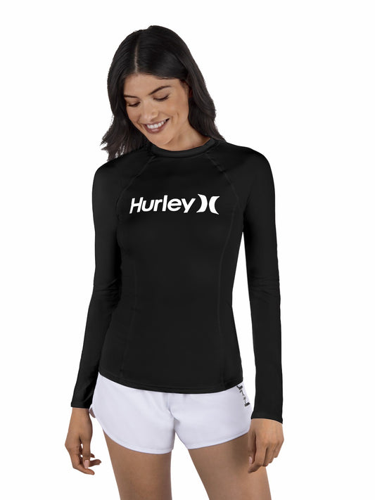 One & Only Solid Mock Neck Long Sleeve Rashguard