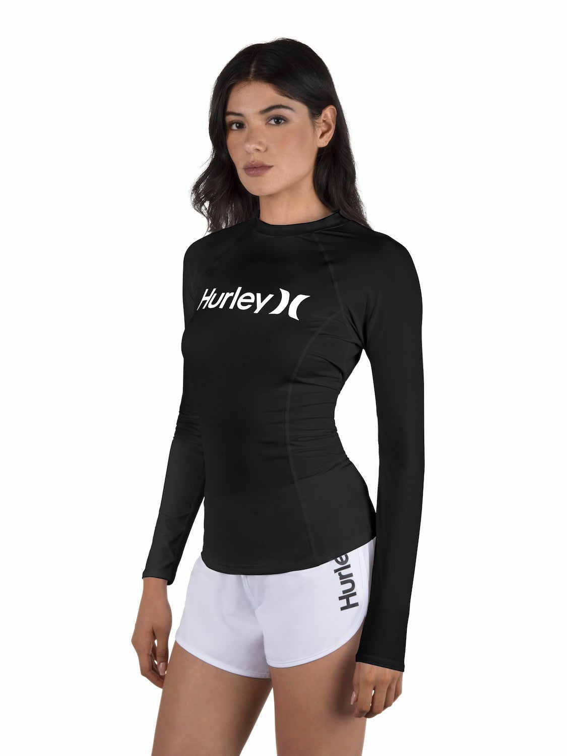 One & Only Solid Mock Neck Long Sleeve Rashguard