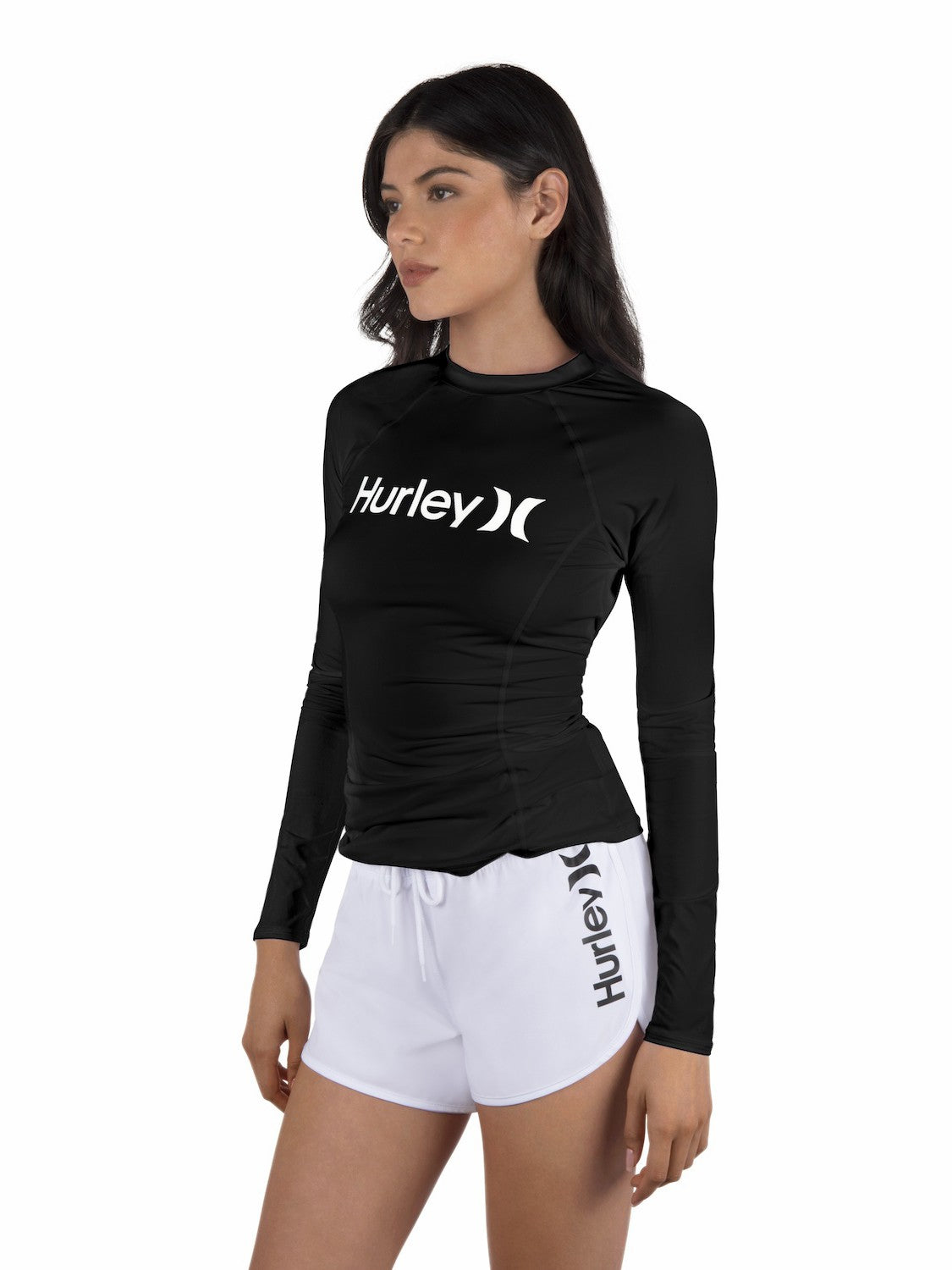 One & Only Solid Mock Neck Long Sleeve Rashguard