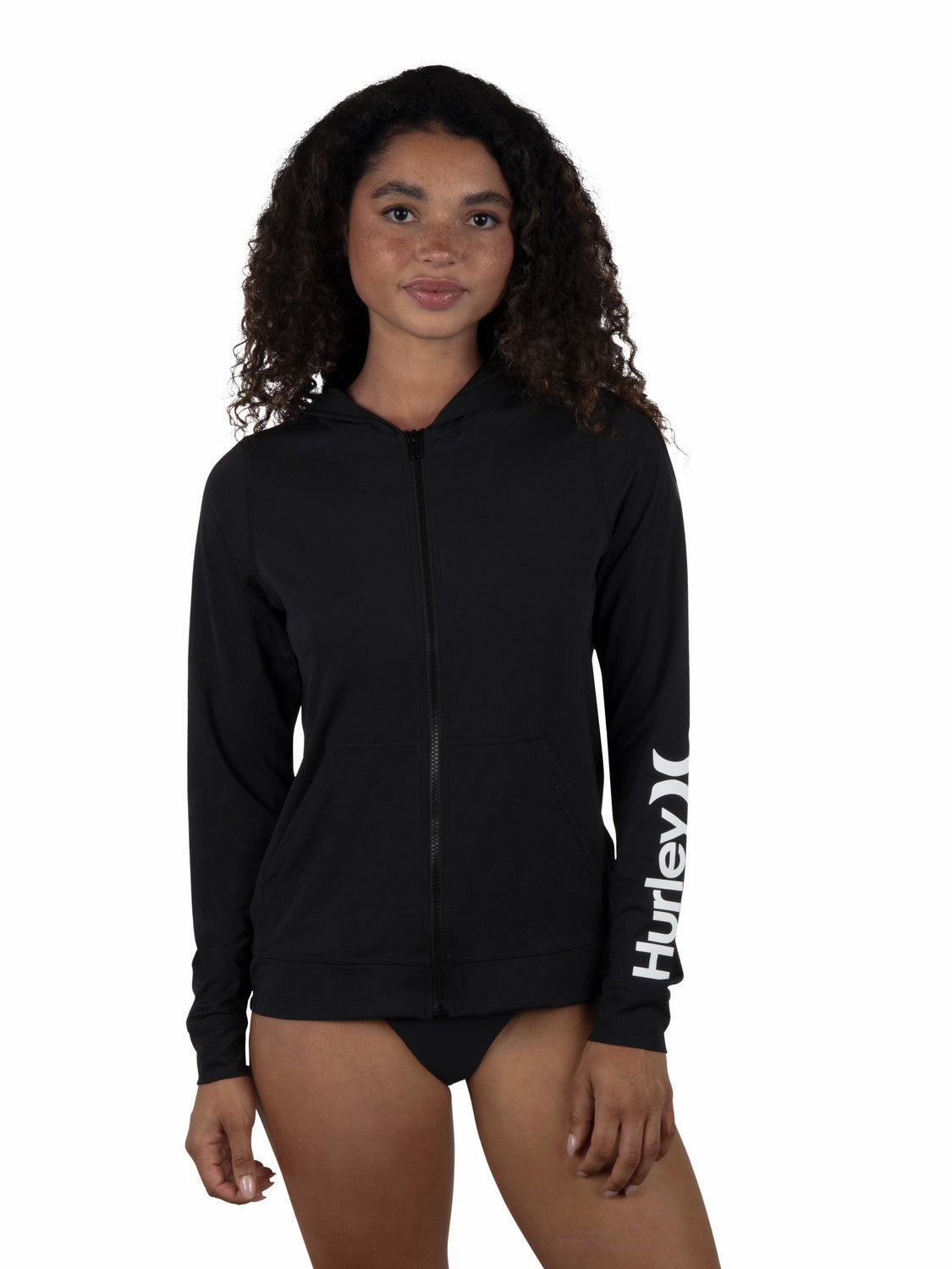 One & Only Solid Zip Hoodie Rashguard