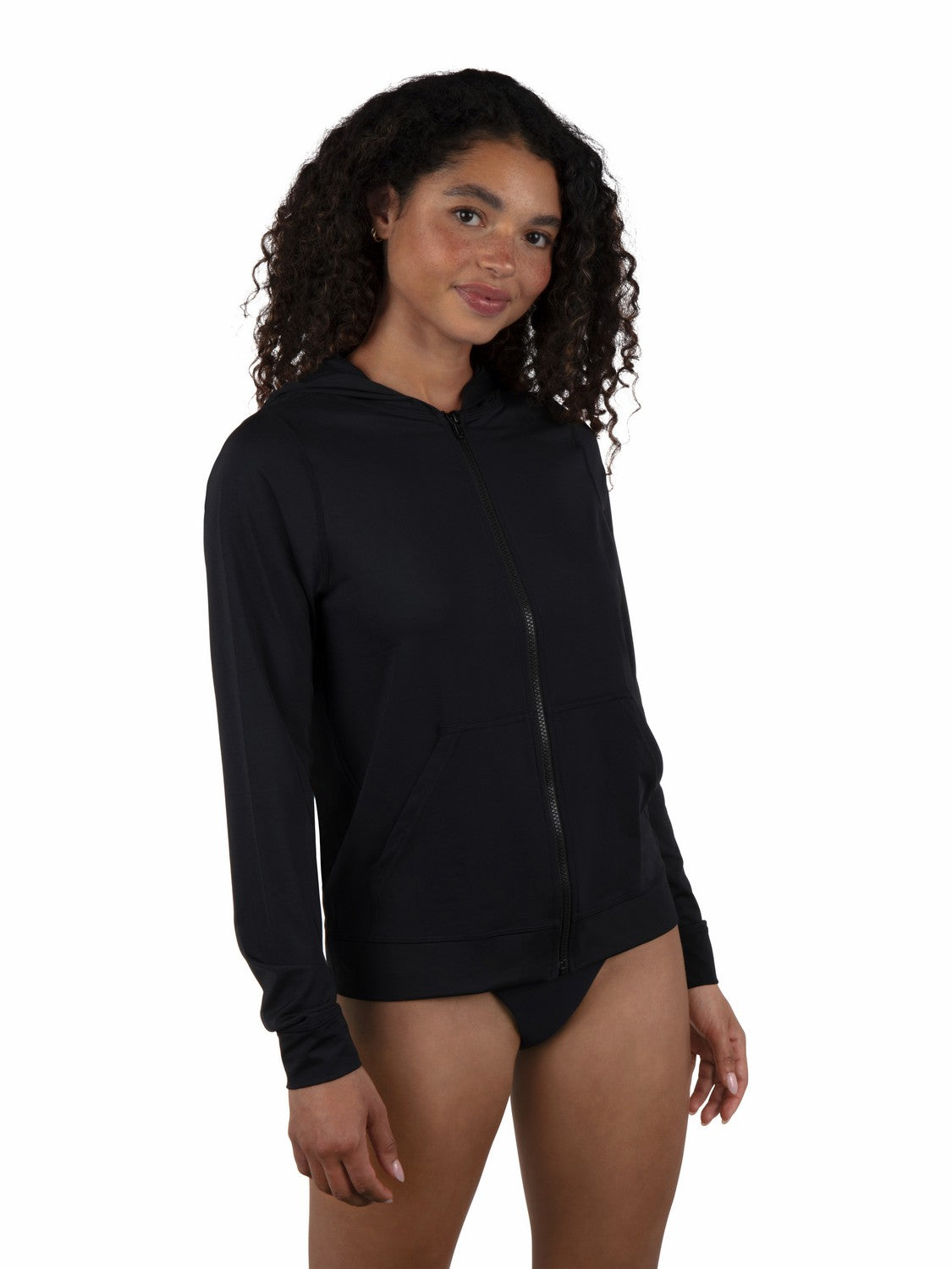 One & Only Solid Zip Hoodie Rashguard
