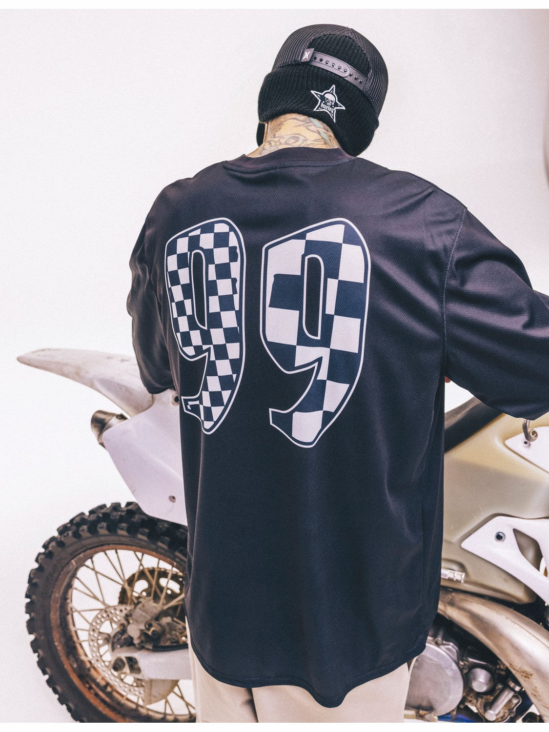 Hurley x Travis Barker Check Out Long Sleeve Jersey