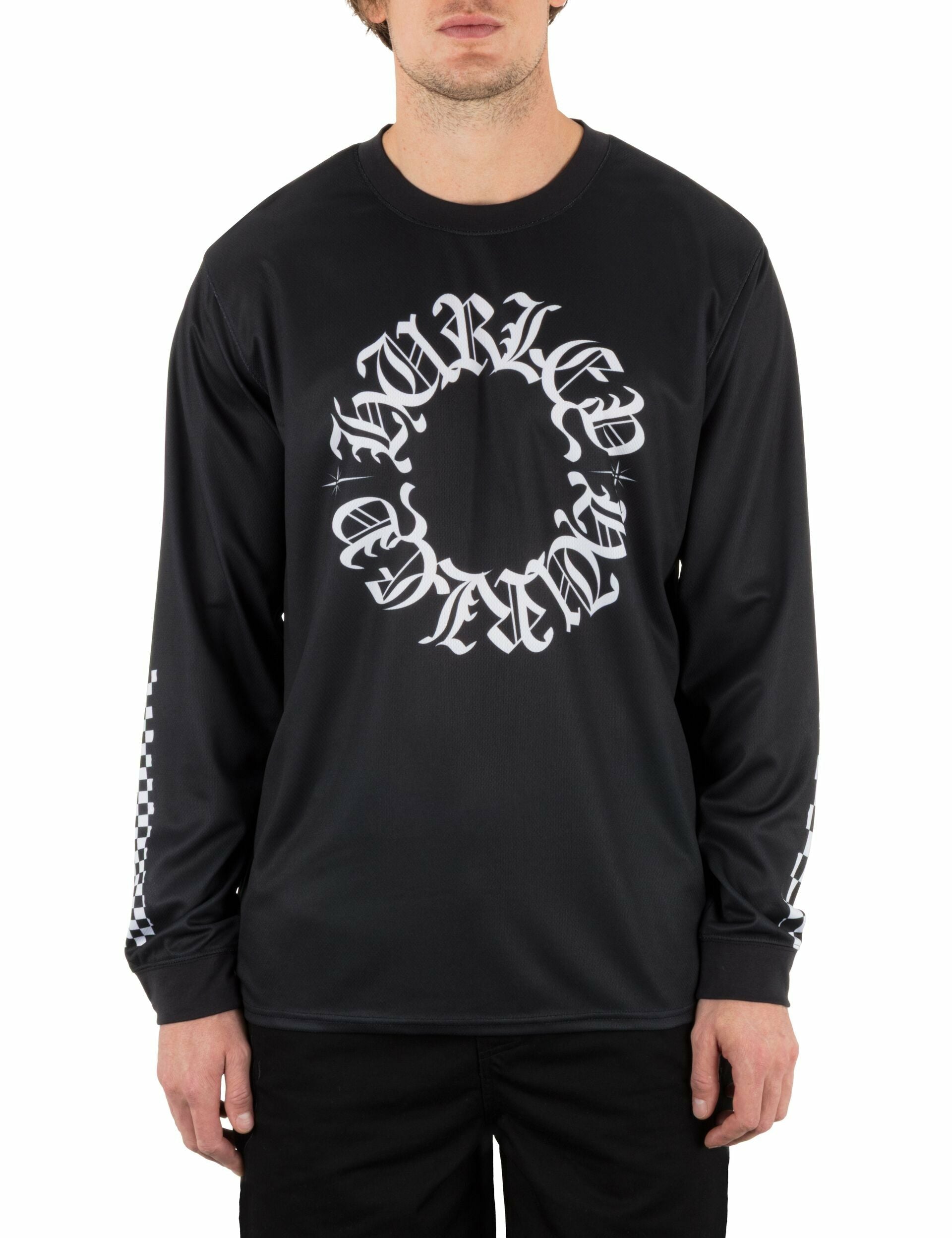 Hurley x Travis Barker Check Out Long Sleeve Jersey