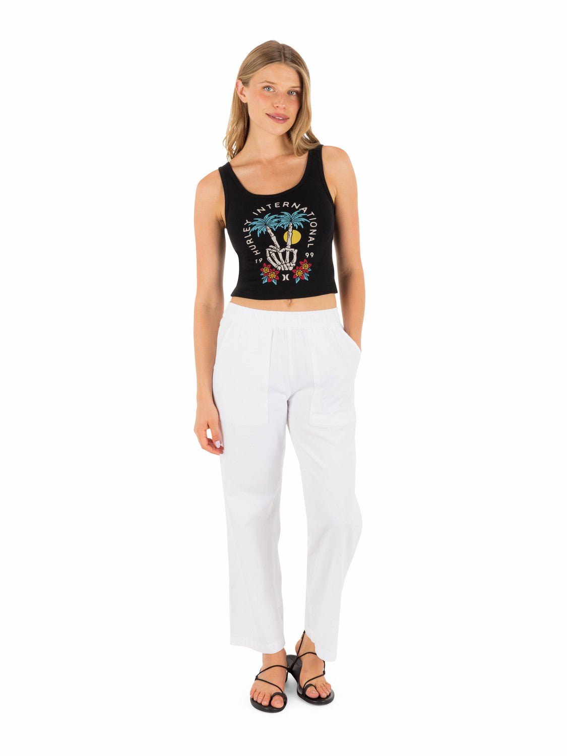 Peacebone Scoop Crop Tank