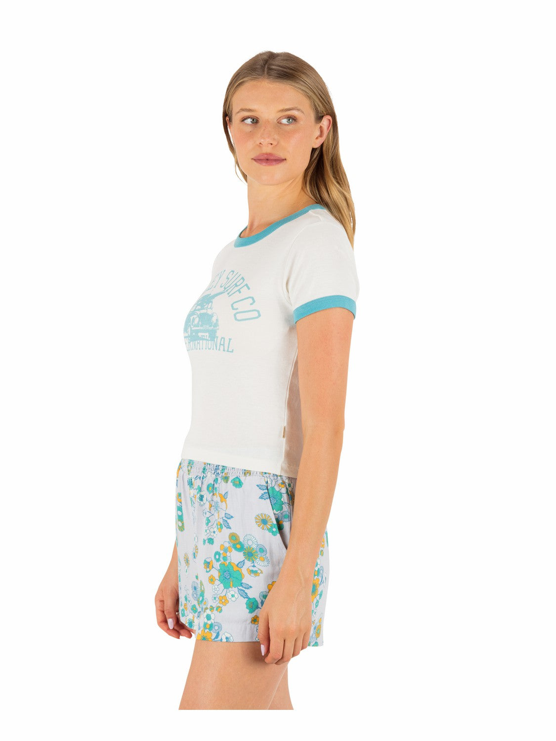 Speedway Ringer Baby Tee