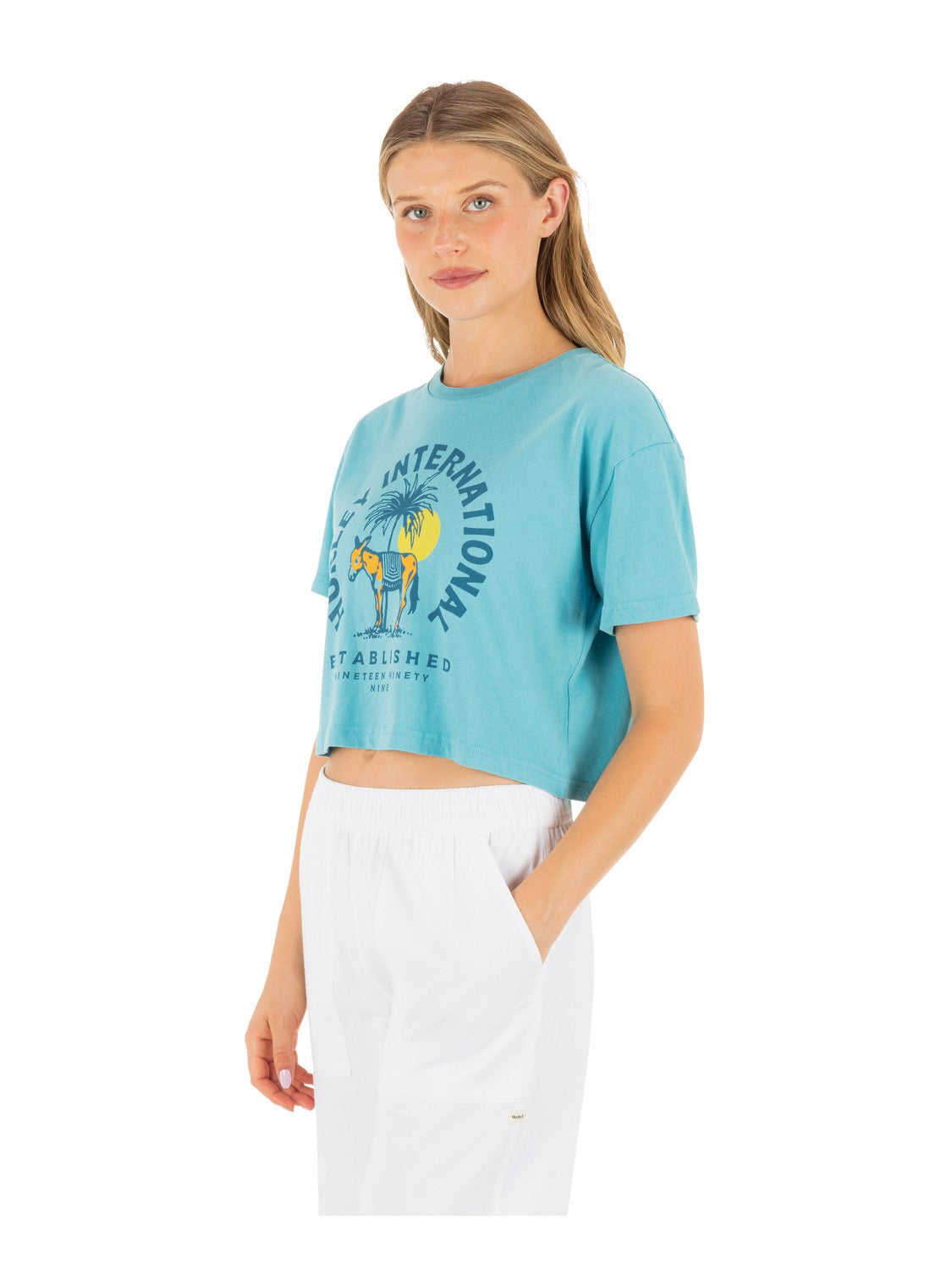 Burro Boxy Crop Tee