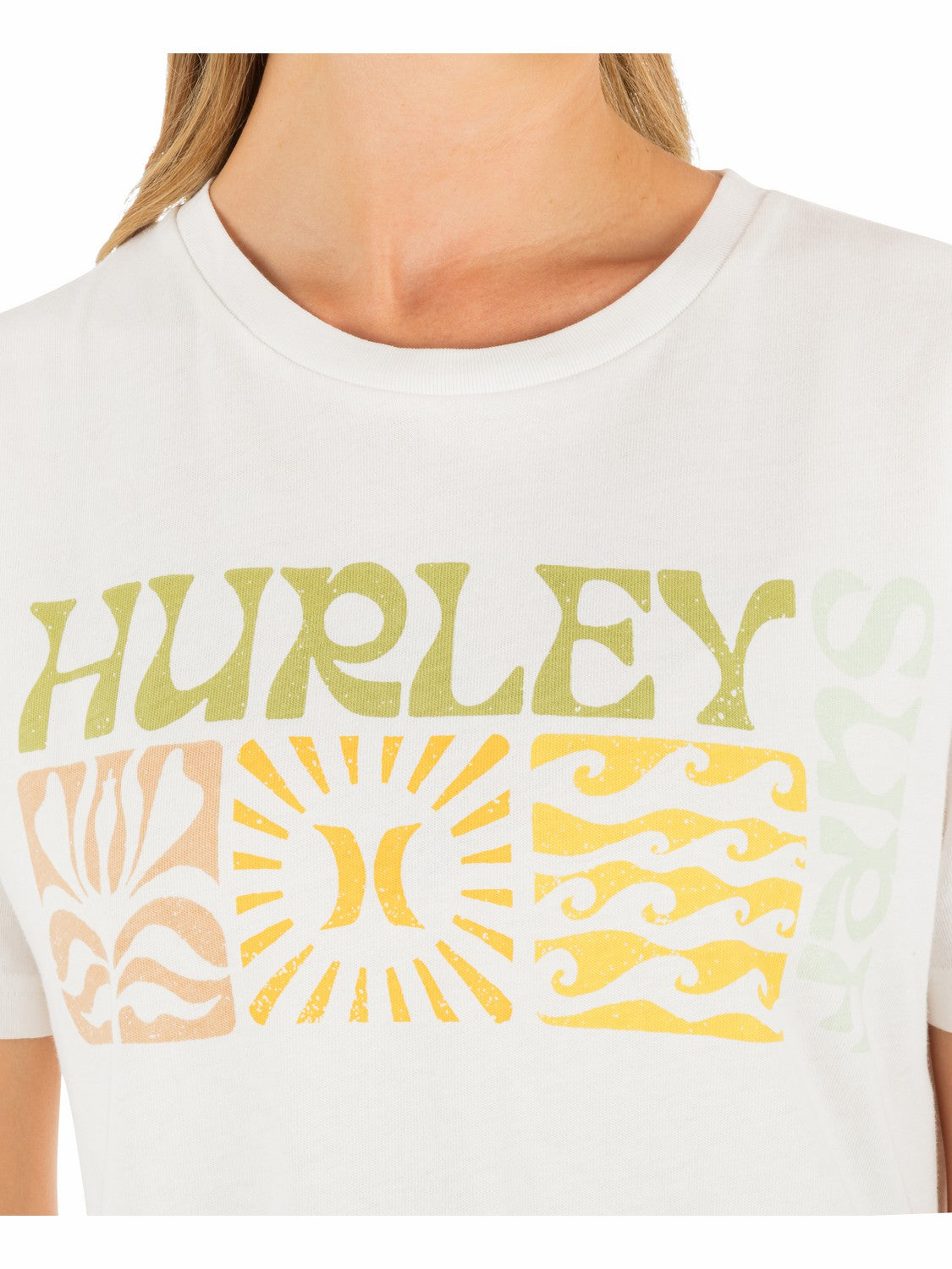 Surf Days Boxy Crop Tee