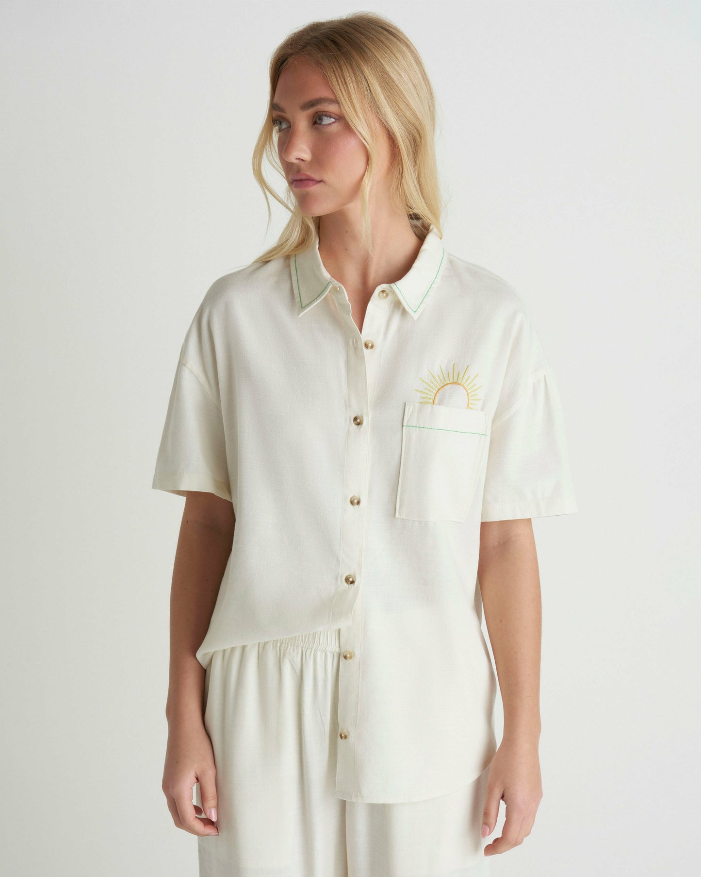 Goldie Boyfriend Short Sleeve