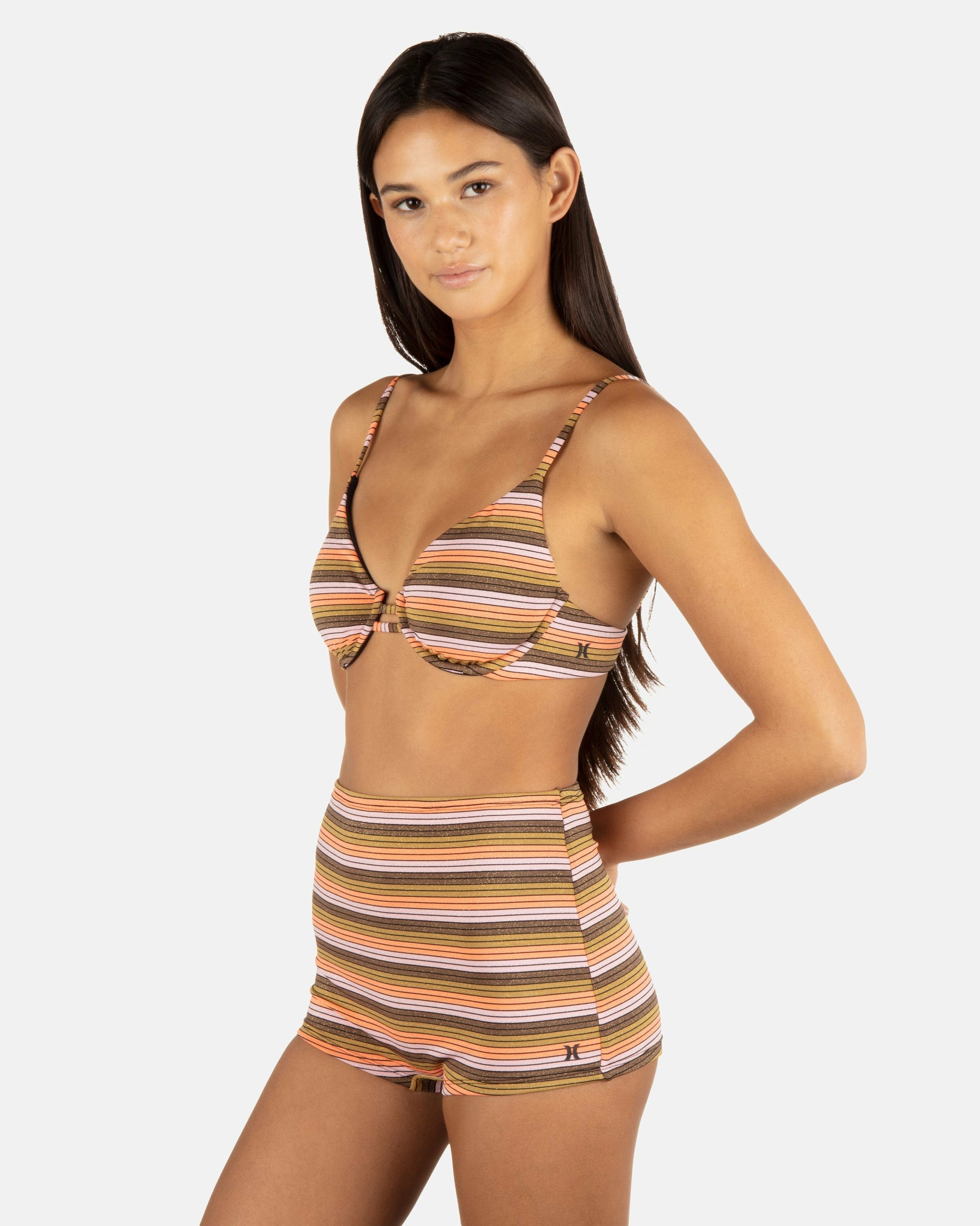 Sunset Shine Stripe Tab Underwire Bra