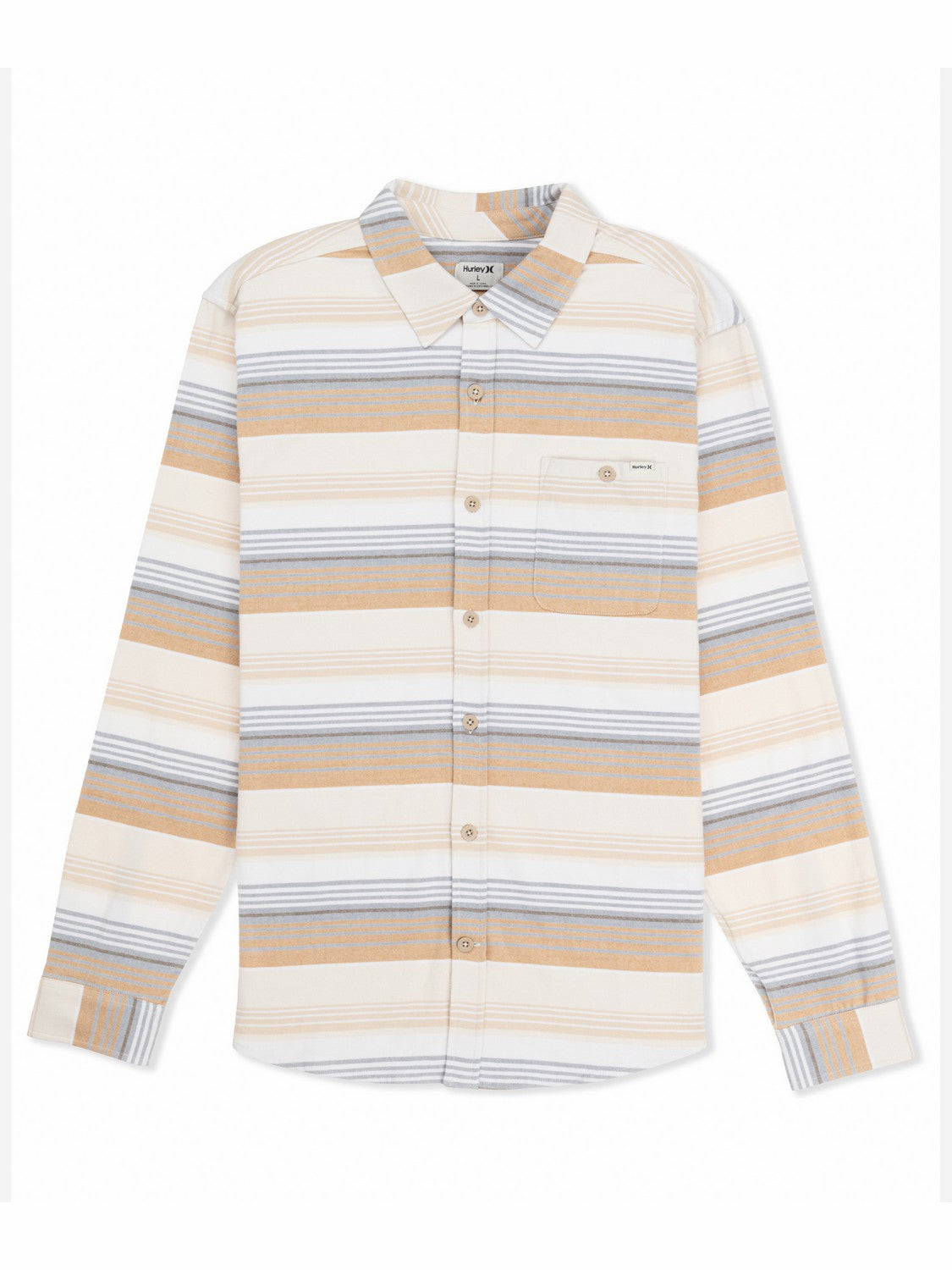 Portland Stripe Stretch Flannel Long Sleeve