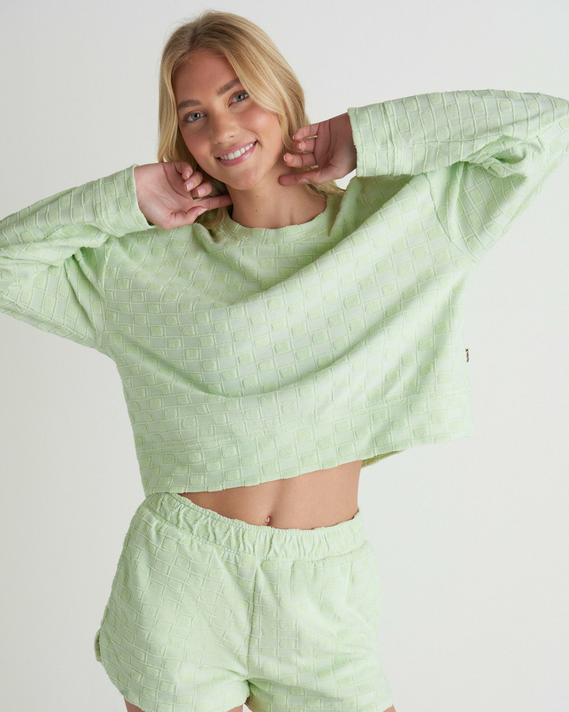 Venice Terry Boxy Crew Sweatshirt
