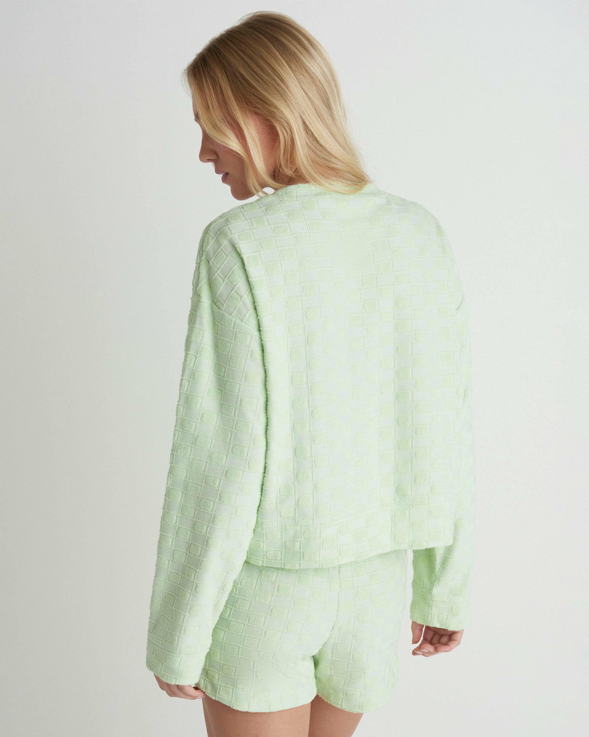 Venice Terry Boxy Crew Sweatshirt