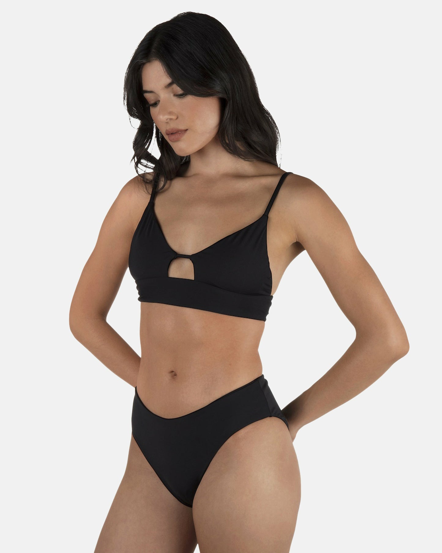 Solid Full Bikini Bottom