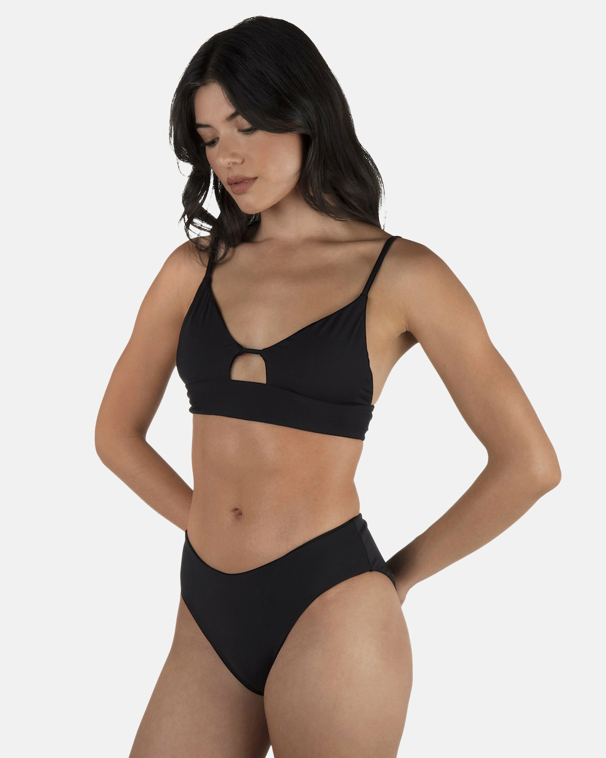 Solid Full Bikini Bottom