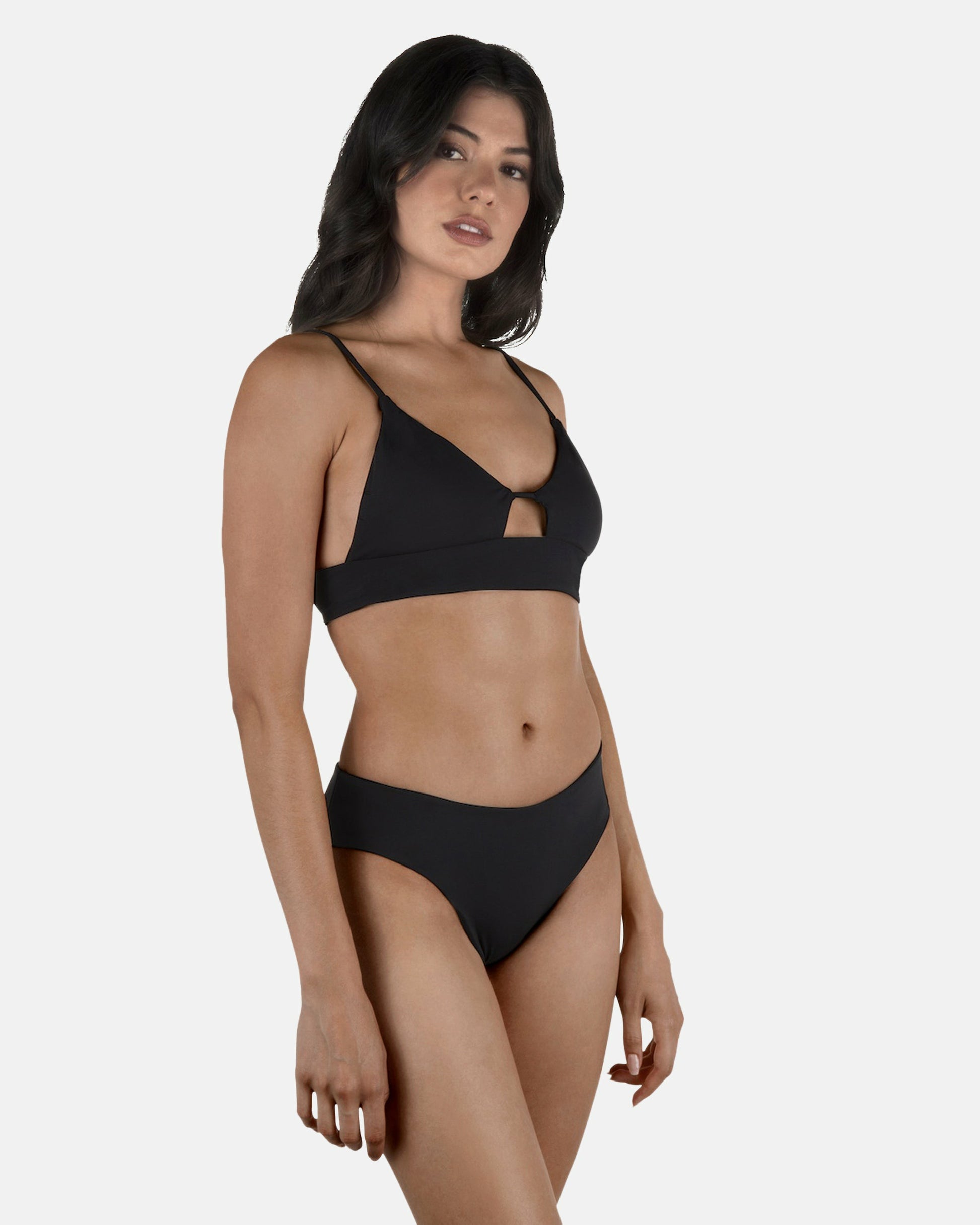 Solid Bralette Bikini Top