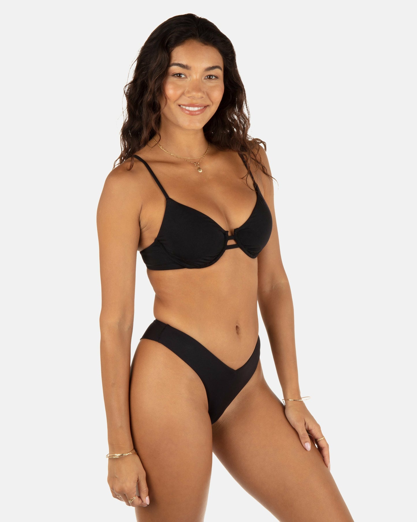 Solid Tab Underwire Bra